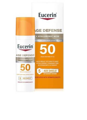 لوشن واقي من الشمس للوجه ومكافح الشيخوخة من يوسرين - 75 مل Eucerin Sunscreen Lotion for Face Anti-Aging - 75 ml