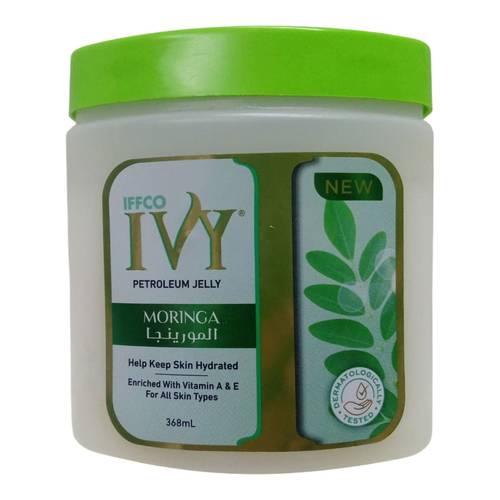 جيلي بتروليم بالمورينجا لترطيب البشرة من ايفي - 360مل Ivy Petroleum Jelly with Moringa for Moisturizing Skin - 360ml