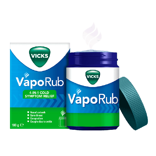 دهان فكس لتخفيف آلام العضلات من فابوراب - 50مل Vicks VapoRub Muscle Pain Relief Cream - 50ml