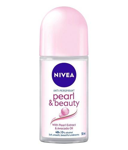 مزيل عرق رول عربي بيرل بيوتي من نيفيا - 50مل NIVEA Pearl Beauty Roll-On Deodorant - 50ml