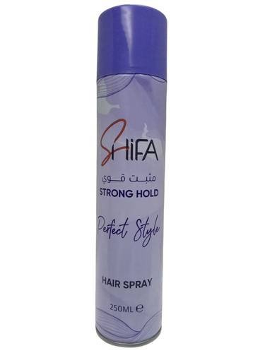 بخاخ مثبت شعر قوي من شفاء - 250مل Shifa Strong Hold Hairspray - 250ml