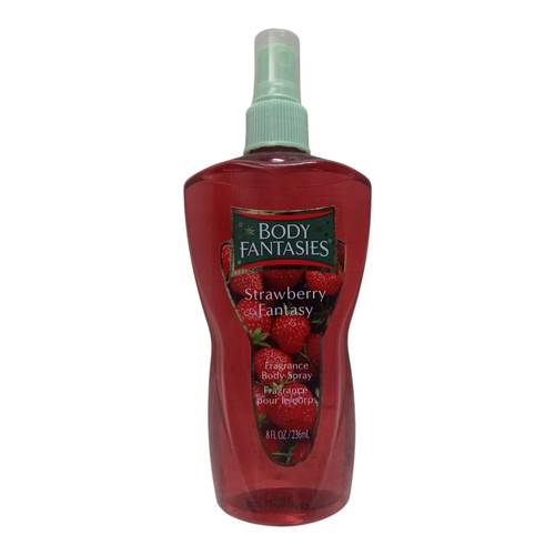 معطر جسم برائحة الفراولة من بودي فانتازيس - 236م Body Fantasies Strawberry Body Mist - 236ml