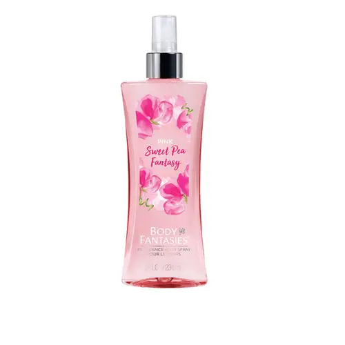معطر جسم بالبازلاء الحلوة النقية من بودي فانتازيس - 236مل  Body Fantasies Pure Sweet Pea Body Mist - 236ml