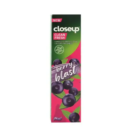 معجون أسنان كلين فريش بإنتعاش التوت من كلوس اب - 75مل Closeup Clean Fresh Berry Refreshing Toothpaste - 75ml