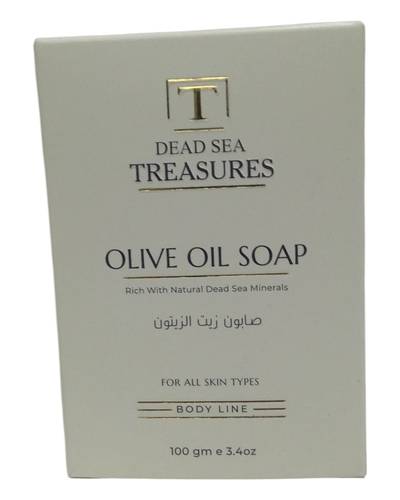 صابون زيت الزيتون من كنوز البحر الميت - 100جم Dead Sea Treasures Olive Oil Soap - 100g
