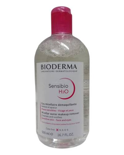 مزيل مكياج سينسيبو من بيودرما - 500مل  Bioderma Sensibio Makeup Remover - 500ml