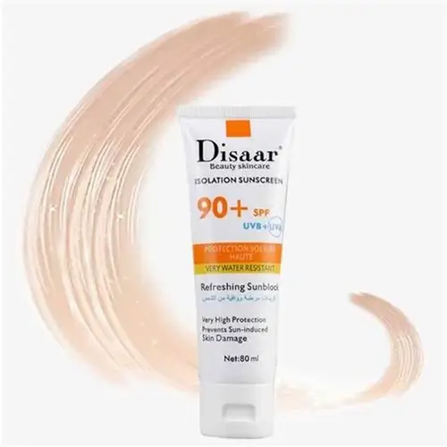 كريم مرطب وواقي شمس بعمل حماية 90 من ديسار - 80مل Disaar Moisturizing and Sunscreen Cream SPF 90 - 80ml