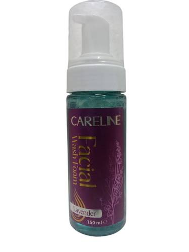رغوة غسول للوجه باللافندر من كيرلاين - 150 مل   Careline Lavender Facial Wash Foam - 150 ml