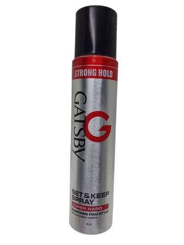 بخاخ سوبر هارد مثبت للشعر من جاتسبي - 250مل Gatsby Super Hard Hairspray - 250ml