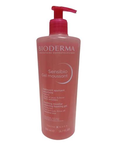 جل منظف سينسيبو للبشرة الحساسة من بيودرما -500مل   Bioderma Sensibio Cleansing Gel for Sensitive Skin - 500ml