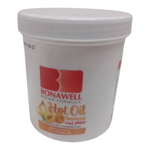 حمام زيت لنمو الشعر بالمشمش من بوناويل - 225مل Bonawell Apricot Hair Growth Oil Bath - 225ml
