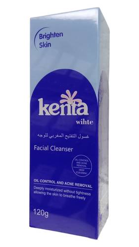 غسول التفتيح المغربي للوجه من كينتا - 120جم Kenta Moroccan Whitening Face Wash - 120g