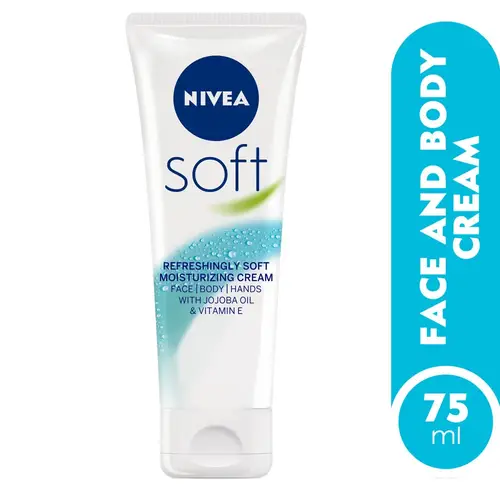 كريم مرطب ومنعش للوجه واليدين والجسم - 75مل Moisturizing and refreshing cream for face, hands and body - 75ml