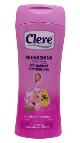 لوشن باللانولين والجلسرين ورائحة الورد من كلير - 400مل Clear Lotion with Lanolin, Glycerin and Rose Scent - 400ml