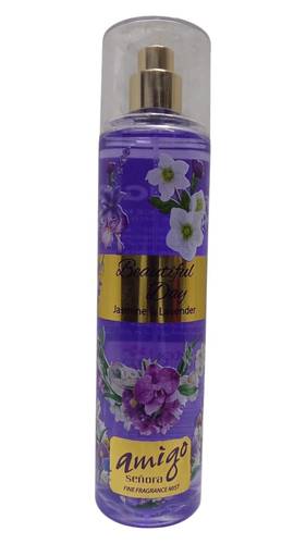بخاخ معطر جسم برائحة الياسمين واللافندر من اميجو - 250مل بخاخ معطر جسم برائحة الياسمين واللافندر من اميجو - 250مل