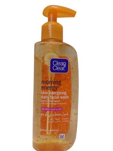 غسول وجه منشط يومي بلاصة اليوسفي من كلين & كلير - 150مل  Clean & Clear Daily Invigorating Face Wash, Mandarin - 150ml