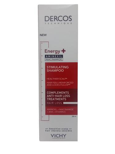 شامبو منشط للعناية ضد تساقط الشعر مع أمنيكسيل من فيتشي ديوركس - 200مل   Vichy Diorex Anti-Hair Loss Energizing Shampoo with Aminexil - 200ml
