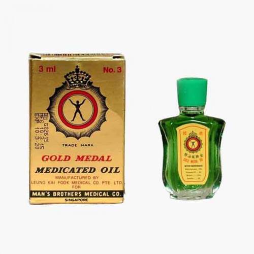 زيت مكافحة الرياح الاصلي ماركة الوسام الذهبي - 3مل Original Golden Medal Wind Reduction Oil - 3ml