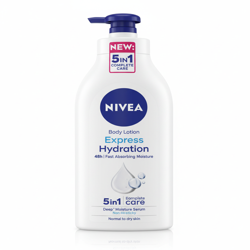 لوشن الجسم اكسبرس هيدريشن للبشرة العادية والجافة من نيفيا -400مل NIVEA Express Hydration Body Lotion for Normal to Dry Skin - 400ml