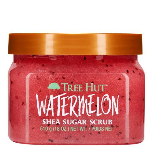 مقشر الجسم بالسكرو الشيا والبطيخ من تري هت - 520جم  Tree Hut Shea & Watermelon Sugar Body Scrub - 520g