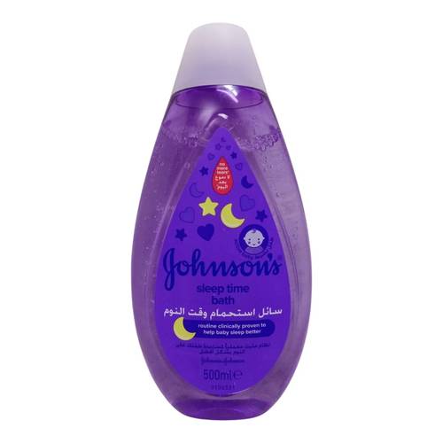 شامبو سائل استحمام للاطفال برائحة اللافندر من جونسون - 500مل Johnson's Baby Lavender Shampoo & Shower Gel - 500ml