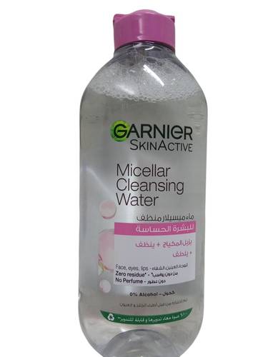 ماء ميسلار مزيل المكياج ومنظف للبشرة من غارنييه - 400مل Garnier Micellar Water Makeup Remover and Cleanser - 400ml