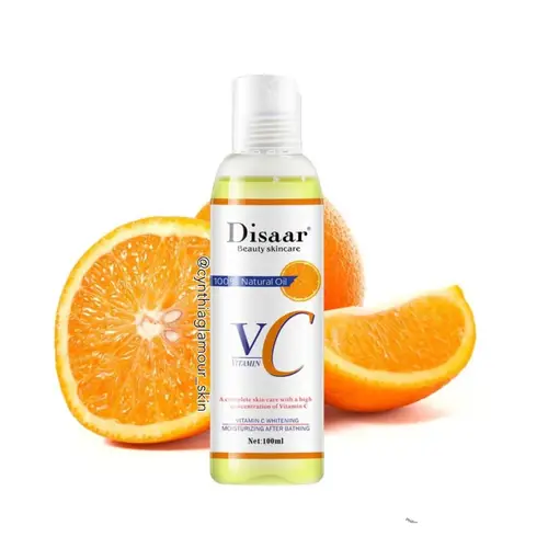 زيت مرطب لتبييض البشرة بفيتامين سي من ديسار - 100مل Disaar Vitamin C Whitening Moisturizing Oil - 100ml