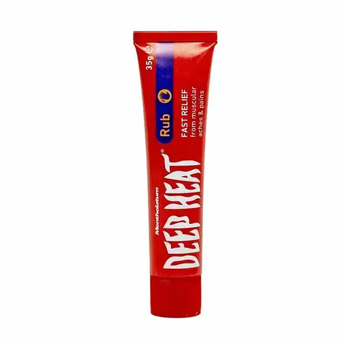 دهان كريم راحة فورية من اوجاع و آلام العضلات من ديب هيت - 35جم Deep Heat Instant Relief Cream for Muscle Aches and Pains - 35g