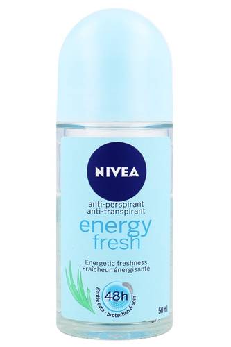 مزيل عرق رول استيكر فريش انيريجي من نيفيا - 50مل NIVEA Fresh Energy Roll-On Deodorant - 50ml