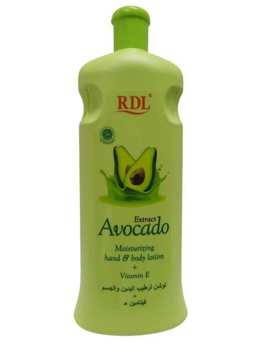 لوشن ترطيب الجسم واليدين بالافوكادو من ار دي ال - 600مل  RDL Avocado Body and Hand Moisturizing Lotion - 600ml