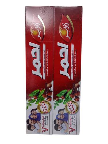 معجون اسنان احر من دابر قطعتين عرض - 2 × 200جم Dabur Hot Toothpaste 2 x 200g