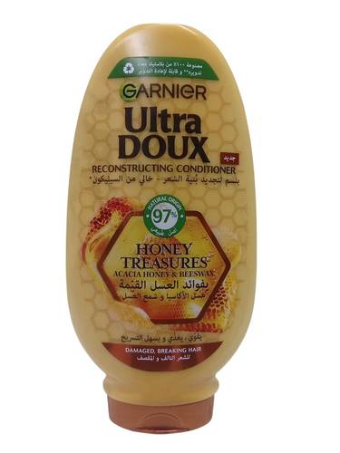 بلسم لتجديد الشعر بالعسل الترا دوكس من غارنييه - 360مل Garnier Ultra Doux Honey Renewing Conditioner - 360ml
