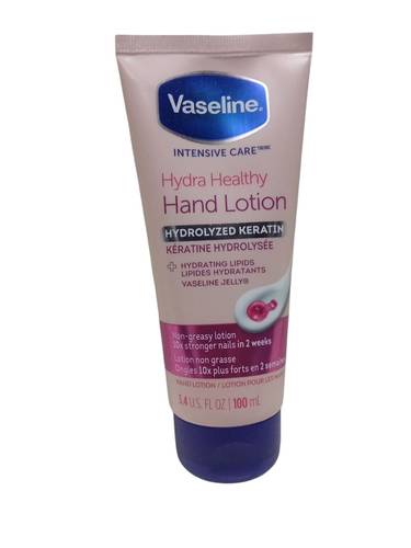 فازلين عناية مركزة لليدين وقوة الاظافر بالكيراتين 100 مل Vaseline Intensive Care Hand & Nail Strength with Keratin 100ml
