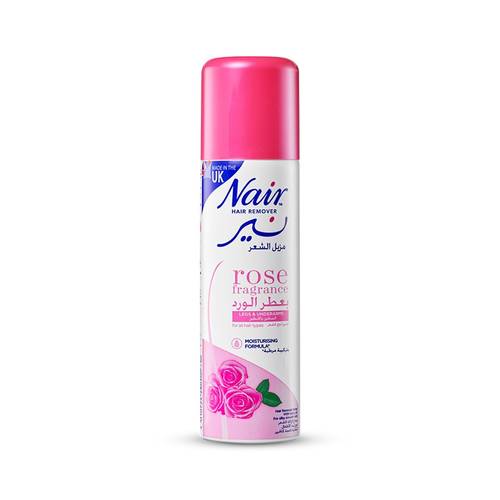 بخاخ مزيل للشعر برائحة الورد من نير -200مل Nair Hair Removal Spray with Rose Scent - 200ml