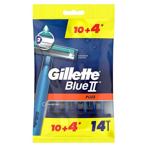 شفرات حلاقة 10+4 من جيليت بلو  Gillette Blue 10+4 Razor Blades
