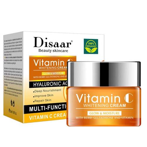 كريم تبييض البشرة بفيتامين سي من ديسار - 50مل Disaar Vitamin C Skin Whitening Cream - 50ml