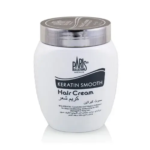كريم شعر سموث كيراتين من باريس كولكشن - 350مل  Paris Collection Smooth Keratin Hair Cream - 350ml