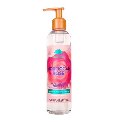 زيت الحلاقة المرطب بالورد المغربي من تري هت - 227مل  Tree Hut Moroccan Rose Moisturizing Shave Oil - 227ml