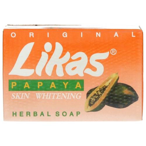 صابون الببايا الاصلي لتبييض الجسم من ليكاس - 135جم Original Papaya Body Whitening Soap from Likas - 135g