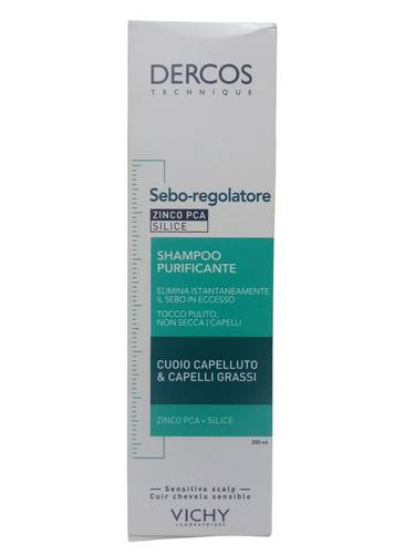 شامبو سيبو تكنيك للتجكم في الدهون من فيتشي ديوركس - 200مل  Vichy Dior Sebo Technique Oil Control Shampoo - 200ml
