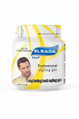 جل شعر السادا اصفر لتفيف الشعر - 1000مل  Sada Yellow Hair Gel for Hair Thinning - 1000ml