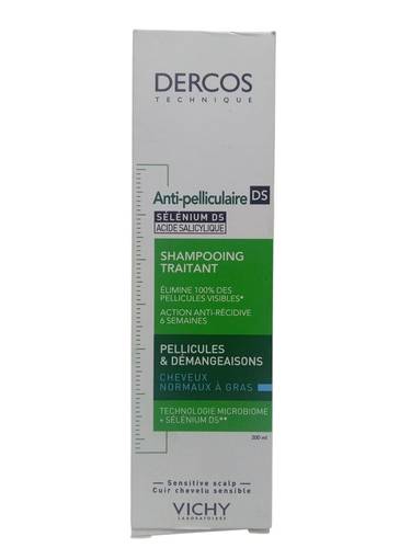 شامبو ضد القشرة للشعر الجاف من فيتشي ديوركس - 200مل  Vichy Diorx Anti-Dandruff Shampoo for Dry Hair - 200ml