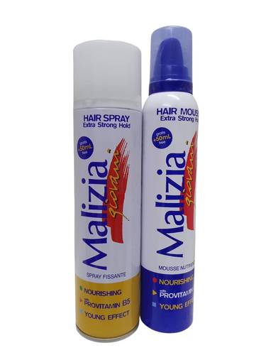 بخاخ مثبت 250مل + رغوة نصفيف 200مل من ماليزيا Fixative Spray 250ml + Semi-Foam 200ml from Malaysia