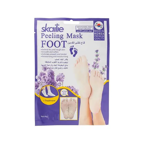 قناع تقشير القدمين باللافندر من سكايلي - 40جم Skyly Lavender Foot Peeling Mask - 40g