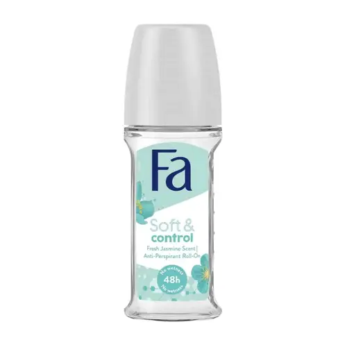 مزيل عرق رول سوفت كنترول من فا - 50مل Fa Soft Control Roll-On Deodorant - 50ml