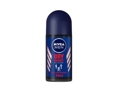مزيل عرق رول عربي دراي امبكت من نيفيا - 50مل NIVEA Dry Impact Roll-On Deodorant - 50ml