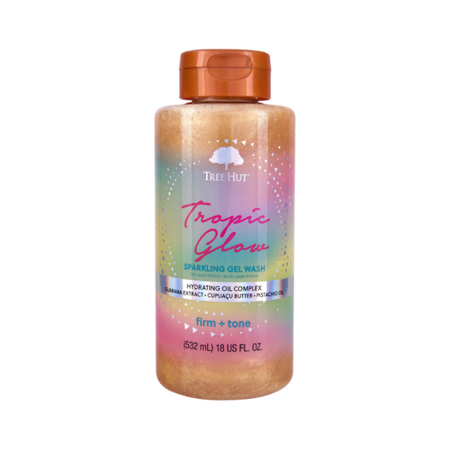 غسول جل رغوي تروبيك جلو من تري هت - 532مل  Tree Hut Tropic Glow Foaming Gel Wash - 532ml