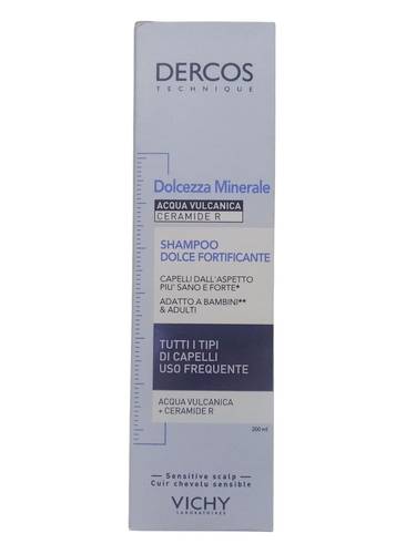شامبو معدني مقوي للشعر من فيتشي ديوركس - 200مل Vichy Dercos Mineral Strengthening Shampoo - 200ml