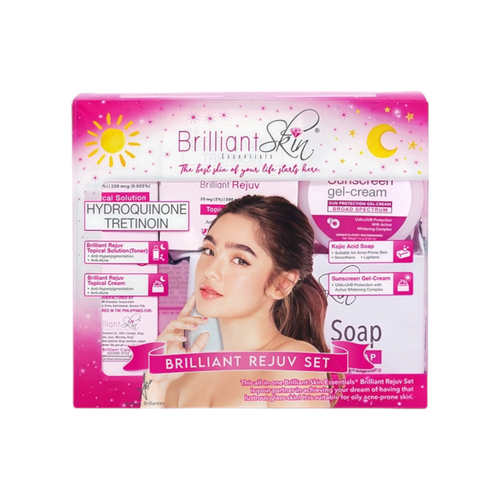 مجموعة تجديد شباب الوجه من بريليانت - 4 قطع Brilliant Facial Rejuvenation Kit - 4 Pieces