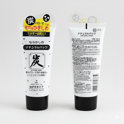 قناع الوجه الكوري الاصلي للتقشير وازالة الرؤوس السوداء من دايسو - 80جم Original Korean Face Mask for Peeling and Blackhead Removal from Daiso - 80g